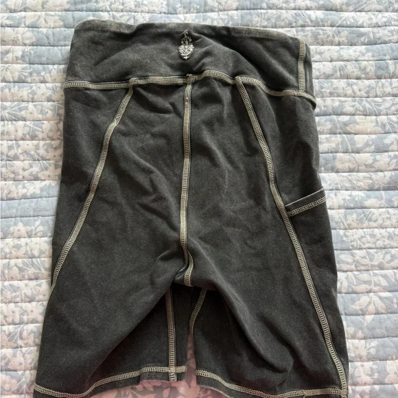 Free People Movement Gray Shorts - Picture 2 of 3